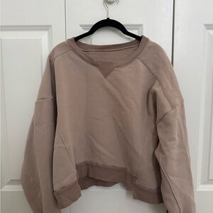 Casual Tan Sweatshirt